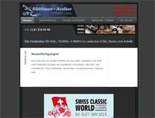 Tablet Screenshot of oldtimer-atelier.ch
